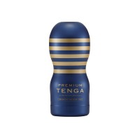 PREMIUM TENGA 十周年限量藍金版 飛機杯（標準版）